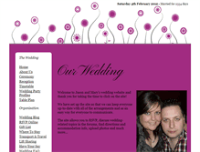 Tablet Screenshot of jasonandmary.gettingmarried.co.uk
