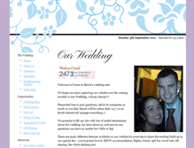 Tablet Screenshot of frazerandsharla.gettingmarried.co.uk