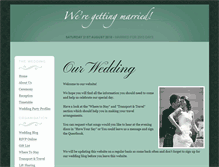 Tablet Screenshot of nikolaandstuart.gettingmarried.co.uk