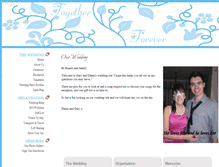 Tablet Screenshot of gary-and-danielle.gettingmarried.co.uk