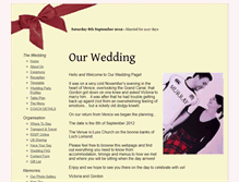 Tablet Screenshot of gordon-and-victoria.gettingmarried.co.uk