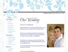 Tablet Screenshot of james-natalie.gettingmarried.co.uk