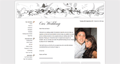 Desktop Screenshot of hayley-and-paolo.gettingmarried.co.uk