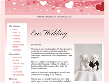 Tablet Screenshot of lyanne-and-mel.gettingmarried.co.uk