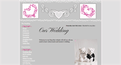 Desktop Screenshot of markandlauren.gettingmarried.co.uk