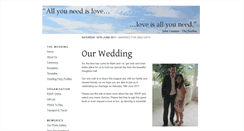 Desktop Screenshot of markandcaroline.gettingmarried.co.uk