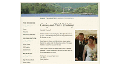 Desktop Screenshot of carleyandphil.gettingmarried.co.uk