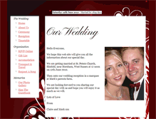 Tablet Screenshot of claireandmark.are.gettingmarried.co.uk