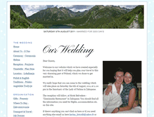 Tablet Screenshot of markandkarina.gettingmarried.co.uk