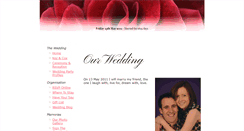 Desktop Screenshot of kezandcox.gettingmarried.co.uk
