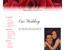 Tablet Screenshot of kezandcox.gettingmarried.co.uk