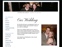 Tablet Screenshot of gorillaanddinosaurare.gettingmarried.co.uk