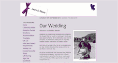 Desktop Screenshot of lauraandsimon.gettingmarried.co.uk