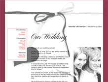 Tablet Screenshot of jamie-and-emma.gettingmarried.co.uk