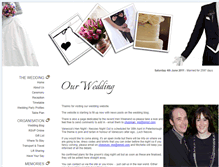 Tablet Screenshot of kevinandvanessa.gettingmarried.co.uk