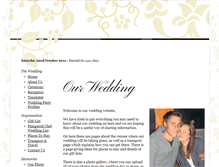 Tablet Screenshot of christinaandstephen.gettingmarried.co.uk