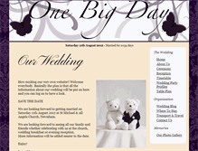 Tablet Screenshot of ant-and-nic.gettingmarried.co.uk