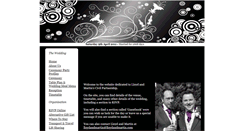 Desktop Screenshot of lloydandmartin.gettingmarried.co.uk