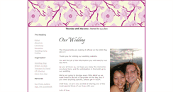 Desktop Screenshot of caroline-and-russell.gettingmarried.co.uk