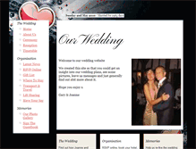 Tablet Screenshot of garyandjo.gettingmarried.co.uk