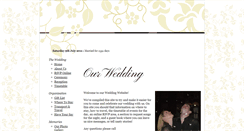 Desktop Screenshot of niallandsarah.gettingmarried.co.uk