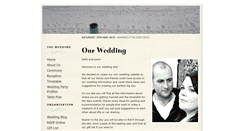 Desktop Screenshot of lauren-and-lee.gettingmarried.co.uk