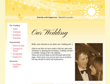 Tablet Screenshot of jongoodwinandsarahwilson.gettingmarried.co.uk