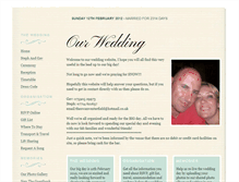Tablet Screenshot of gavandsteph.gettingmarried.co.uk