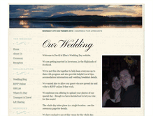 Tablet Screenshot of davidandellen.gettingmarried.co.uk