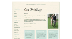 Desktop Screenshot of lynsey-and-john.gettingmarried.co.uk