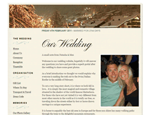 Tablet Screenshot of natashaandmax.gettingmarried.co.uk