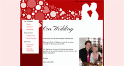 Desktop Screenshot of garyandjudith.gettingmarried.co.uk