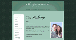 Desktop Screenshot of coralieanddan.gettingmarried.co.uk