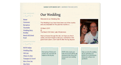 Desktop Screenshot of andy-and-vicky.gettingmarried.co.uk