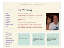 Tablet Screenshot of andy-and-vicky.gettingmarried.co.uk