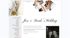 Desktop Screenshot of jonbillinghamandsarahchard.gettingmarried.co.uk