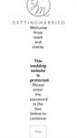 Mobile Screenshot of mark-stace.gettingmarried.co.uk