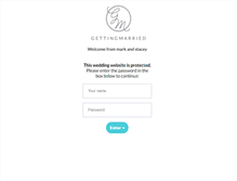 Tablet Screenshot of mark-stace.gettingmarried.co.uk
