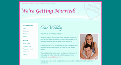 Desktop Screenshot of james-and-mel.gettingmarried.co.uk