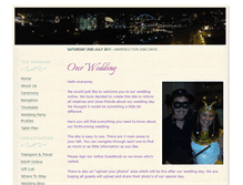 Tablet Screenshot of louiseandmark.gettingmarried.co.uk