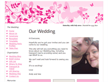 Tablet Screenshot of andy-and-vee.gettingmarried.co.uk