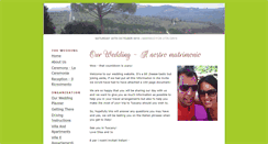 Desktop Screenshot of elisa-and-ju.gettingmarried.co.uk