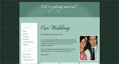 Desktop Screenshot of nicolaandchristopher.gettingmarried.co.uk