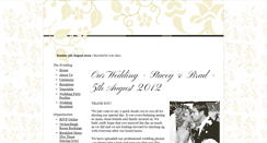Desktop Screenshot of bradandstacey.gettingmarried.co.uk