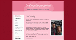Desktop Screenshot of leanneandcraig.gettingmarried.co.uk