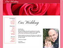 Tablet Screenshot of carole-and-steve.gettingmarried.co.uk