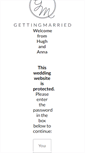 Mobile Screenshot of hugh-and-anna.gettingmarried.co.uk