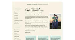 Desktop Screenshot of katieandcraig.gettingmarried.co.uk