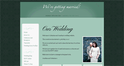 Desktop Screenshot of jonathanandcatherine.gettingmarried.co.uk