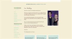 Desktop Screenshot of graham-and-amy.gettingmarried.co.uk